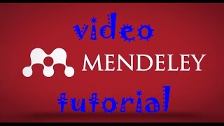 vídeo tutorial de como usar mendeley