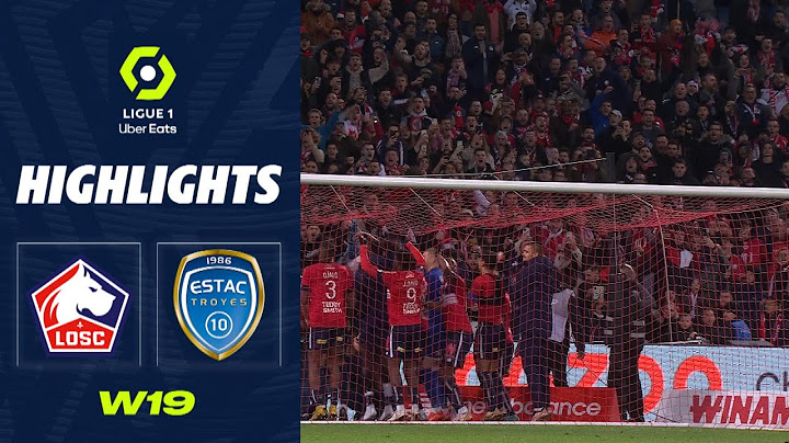 LILLE LOSC - ESTAC TROYES (5 - 1) - Highlights - (LOSC - ESTAC) / 2022-2023