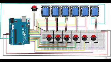 How to control 6 channel relay using Arduino, kontrola 6 przekaźników za pomocą Arduino.