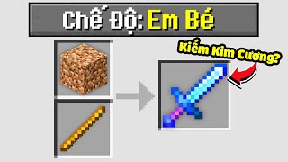 Chiến thắng Minecraft trong chế độ EM BÉ