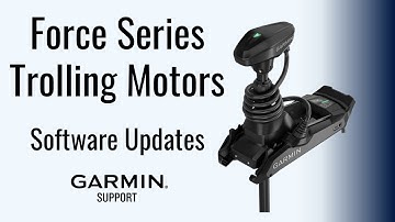 Force® Series Trolling Motors | Software Updates via ActiveCaptain® | Garmin Support