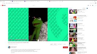 Kermit sings Usher Full Original Video GOODBYE VINE | (ShittyFlute)
