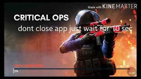 How to solve check connection problem in critical ops