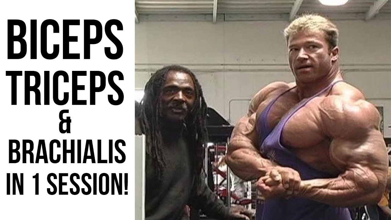 Charles Glass Training Gunter Schlierkamp FULL ARM WORKOUT YouTube