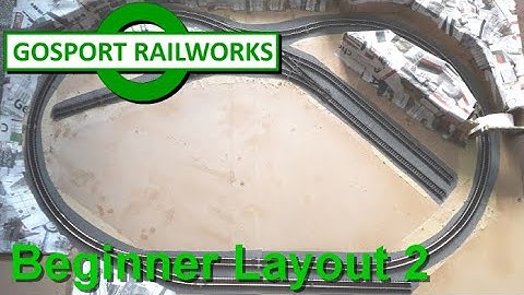 N Gauge Layout Build: Beginner Layout 2 - Track Laying and Landscape