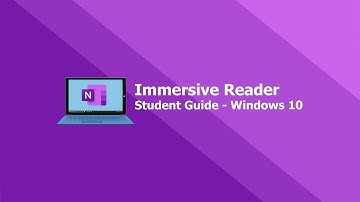 Class Notebook for Students -  Immersive Reader on Windows 10