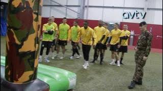 Charles N'Zogbia takes on Army assault course