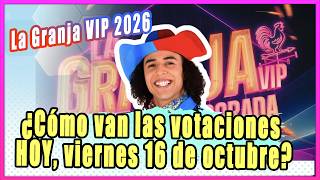 La Granja VIP 2026: How are the votes going after the save TODAY, Friday, October 16th