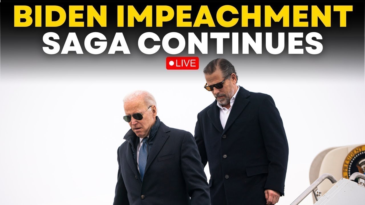 Joe Biden News LIVE | Biden Impeachment LIVE | US Congress | Biden ...