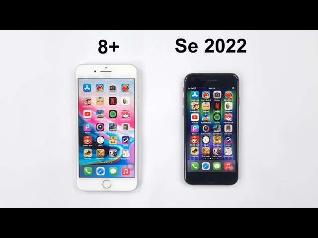 iPhone 8 Plus vs iPhone Se 2022 - Speed Test Comparison - YouTube