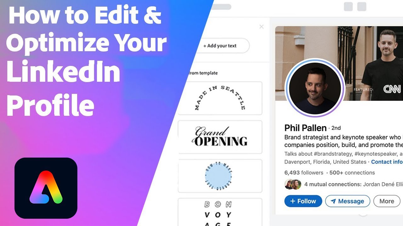 How to Optimize your LinkedIn for 2022 | Adobe Express - YouTube