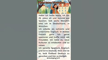 A Short Story in German: Listen and Learn (1) #deutschlernen #deutsch #neuesgesprach #lernen #shorts