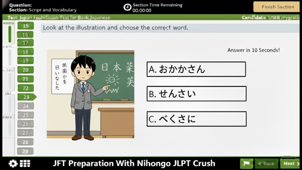 JFT Basic A2 Listening Sample Test with Answers | JFT Listening Practice