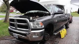 4th Gen Ram 3500 2015 4x4 Double Front Brake Hose Replacement