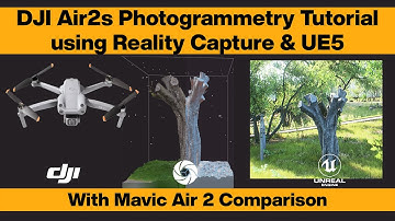 DJI Air2S & Mavic Air 2 Photogrammetry Tutorial / Reality Capture / UE5 / Zbrush