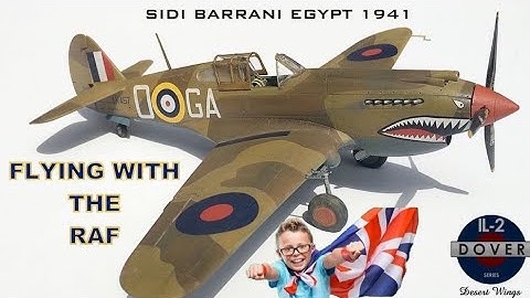 Flying with the RAF Warhawk Cliffs of Dover Desert Wings 4K UHD