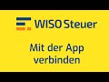 Wiso steuerapp  mit steuerweb oder dem steuersparbuch verbinden