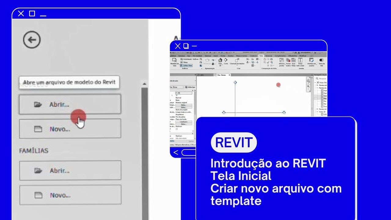 Aula 1 | Prática de Revit: Como Começar um Projeto com Template no ...