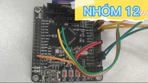 Viết chương trình STM32 sử dụng mô-dun ADC đọc giá trị điện áp của hai biến trở và cảm biến nhiệt độ