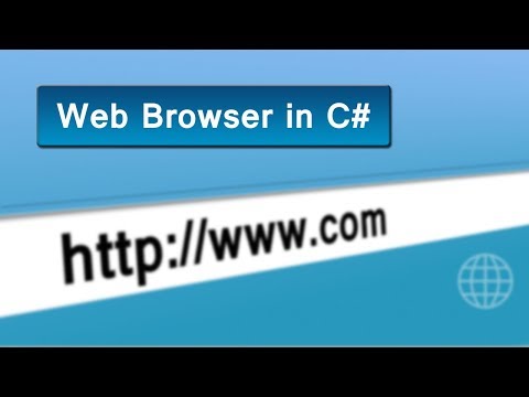 Web browser in C# Tutorial : How to navigate with your own browser | With Coding