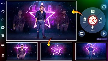 🔥Trending Best Attitude status Video Editing in Kinemaster trending Photo Glow effect video editing