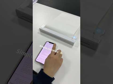 Print anything with NEWYES A4 portable printer  #newyes #a4printer  #coolest