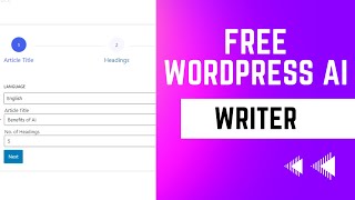 OpenAI GPT-3 Article & Image Generator for WordPress