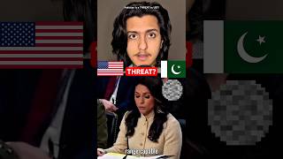 Pakistan is a THREAT to US?! #shorts #tulsigabbard #usintelligence #pakistanmissile #pakistanusa