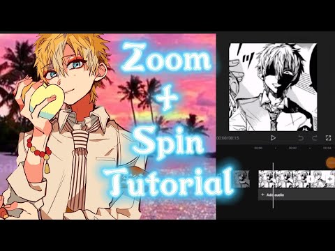 Zoom + Spin Transition in Cap Cut || Tutorial