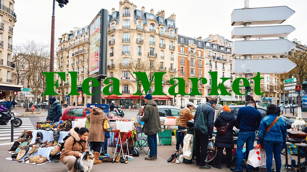 Охота на мусор на парижском блошином рынке для украшения интерьера / Влог из Франции