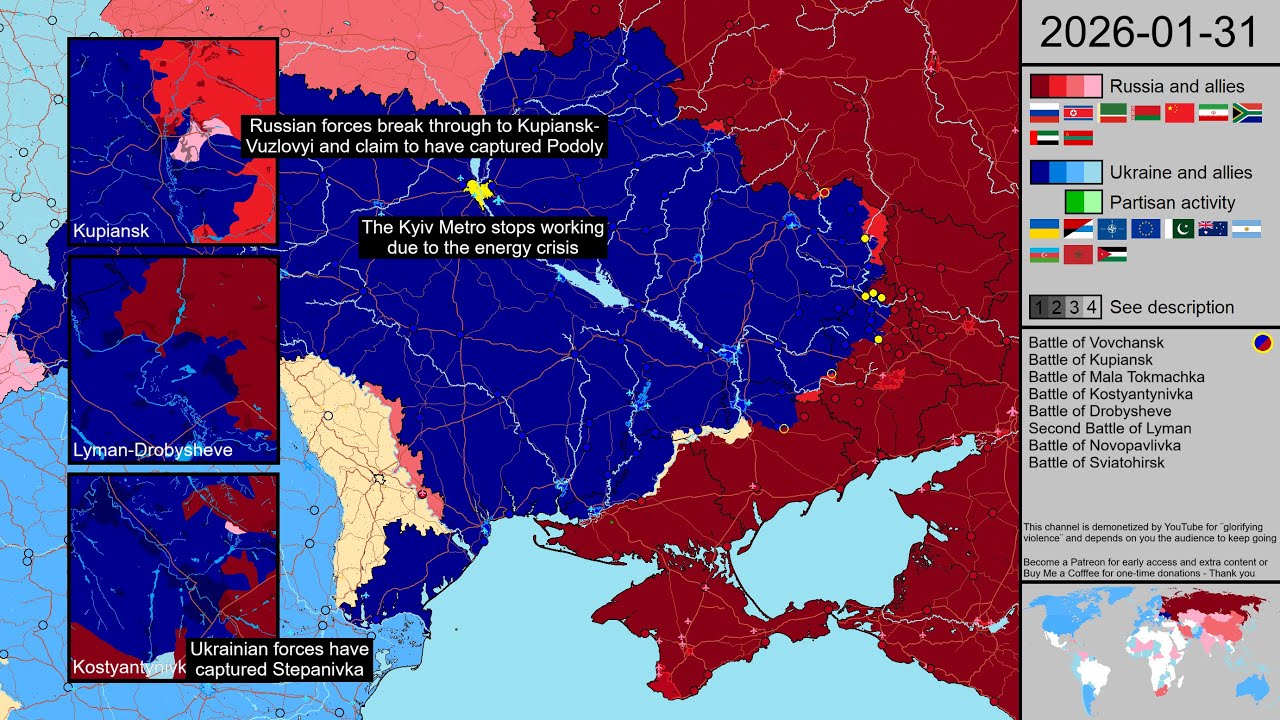 206: Russian breakthrough east of Kupiansk
