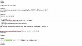 I Cannot Get the Map to Show When Using JavaScript Map API in an HTML Editor : HTML Tutorials