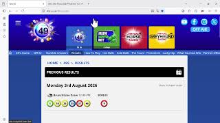 WIN bonus ball 9 on 3rd attempt 49s bonus ball prediction Brunchtime 08/03/2026 #49s #lotto #bonu...
