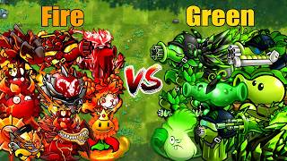 PVZ 1 Fusion 3.6 Challenge!! Team Fire VS Team Green VS 300 Zombie Random - Who Will Win? screenshot 5