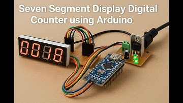 Seven segment Display Digital counter using Arduino