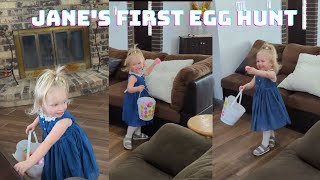 Easter shopping + JANE'S FIRST EGG HUNT | She's having fun !!!