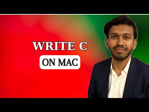 How To Write C Program on Mac | Setup C Compiler 2024 |