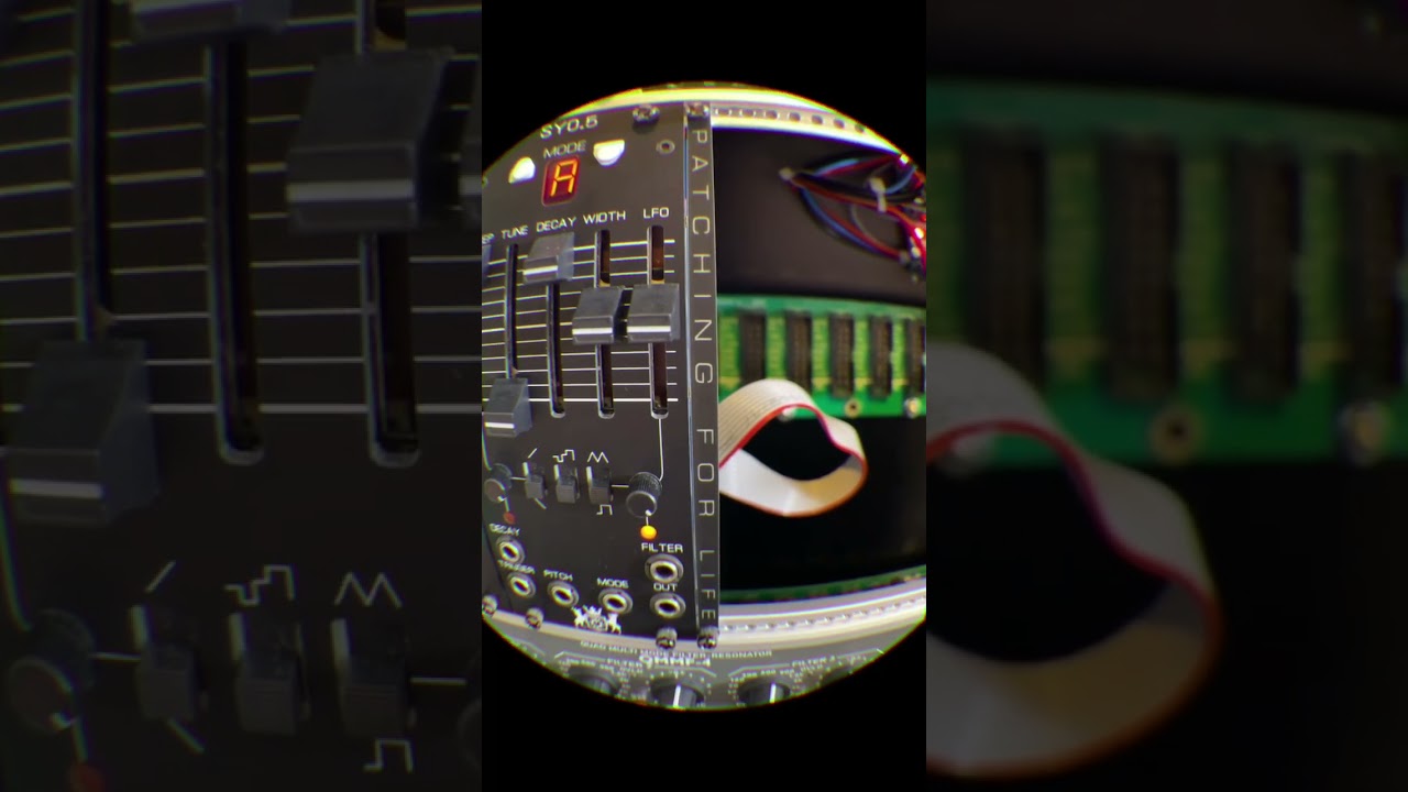 Ultra mythic rare black aluminum panel for the Jomox Modbase 09 mkII (the source) Part 2