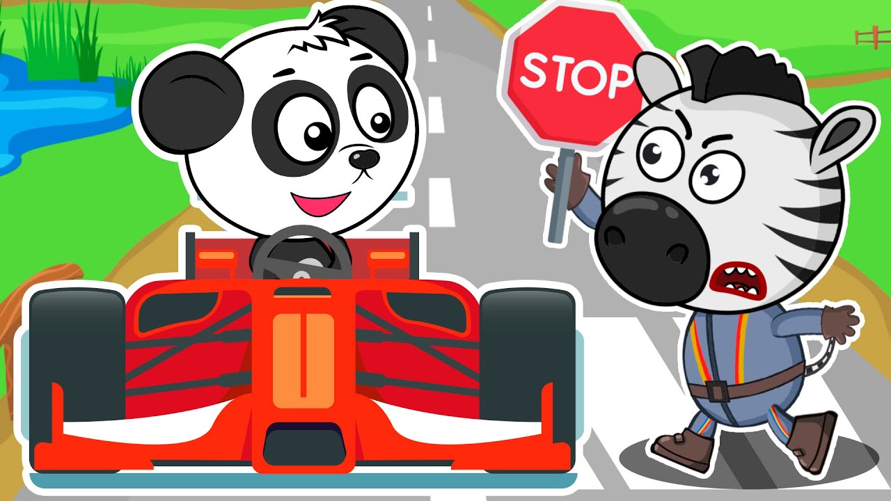 Машинки Биби и Качели для Парка Аттракционов. Мультики про машинки ...