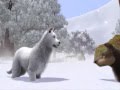 Balto The White Wolf Scene Sims 3 version