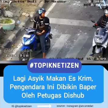 PENGENDARA INI DI BIKIN BAPER PETUGAS DISHUB