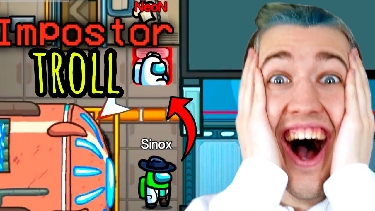 NAJŚMIESZNIEJSZY IMPOSTOR TROLL na SINOXIE w AMONG US!