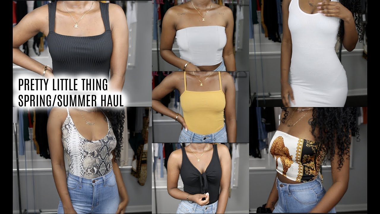 Spring/Summer Pretty Little Thing Try On Haul - YouTube