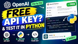 How to Get a FREE OpenAI API Key & Test It in Python (Step-by-Step Tutorial)