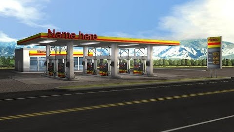 Tutorial on modeling and texturing a gas station in 3dsmax ( Part 2)