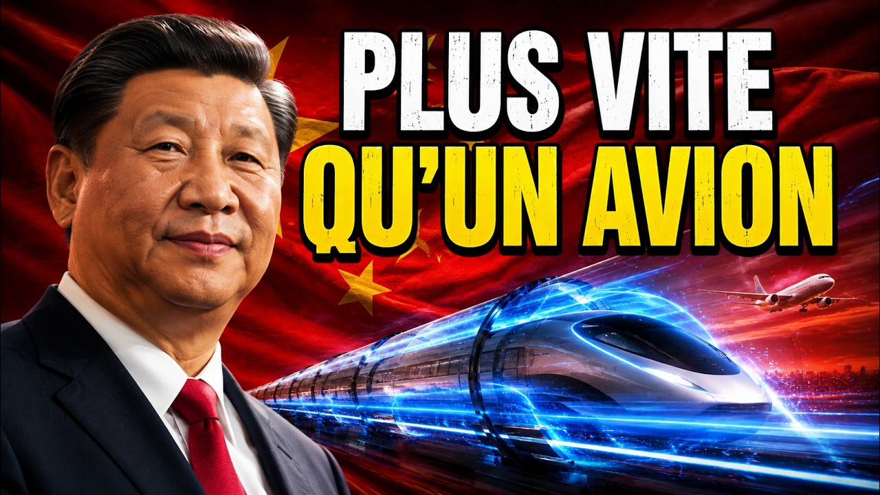 Le Train Chinois Qui Va Plus Vite Qu'Un Avion De Ligne