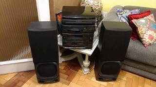 SYSTEM GRADIENTE TS-103 COMPLETO C/CAIXAS ORIGINAIS W-103