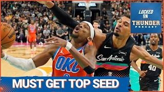 OKC Thunder MUST GRAB Top Seed After Spurs LOSS | NBA Playoffs Implications Net Worth