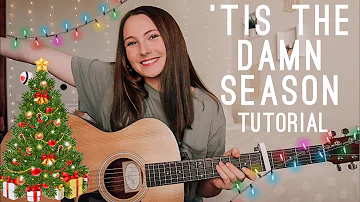 Tis the Damn Season Guitar Tutorial // Taylor Swift evermore // Nena Shelby