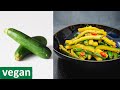 vegan: Gebratene Zucchini【chinesisch kochen rezepte】